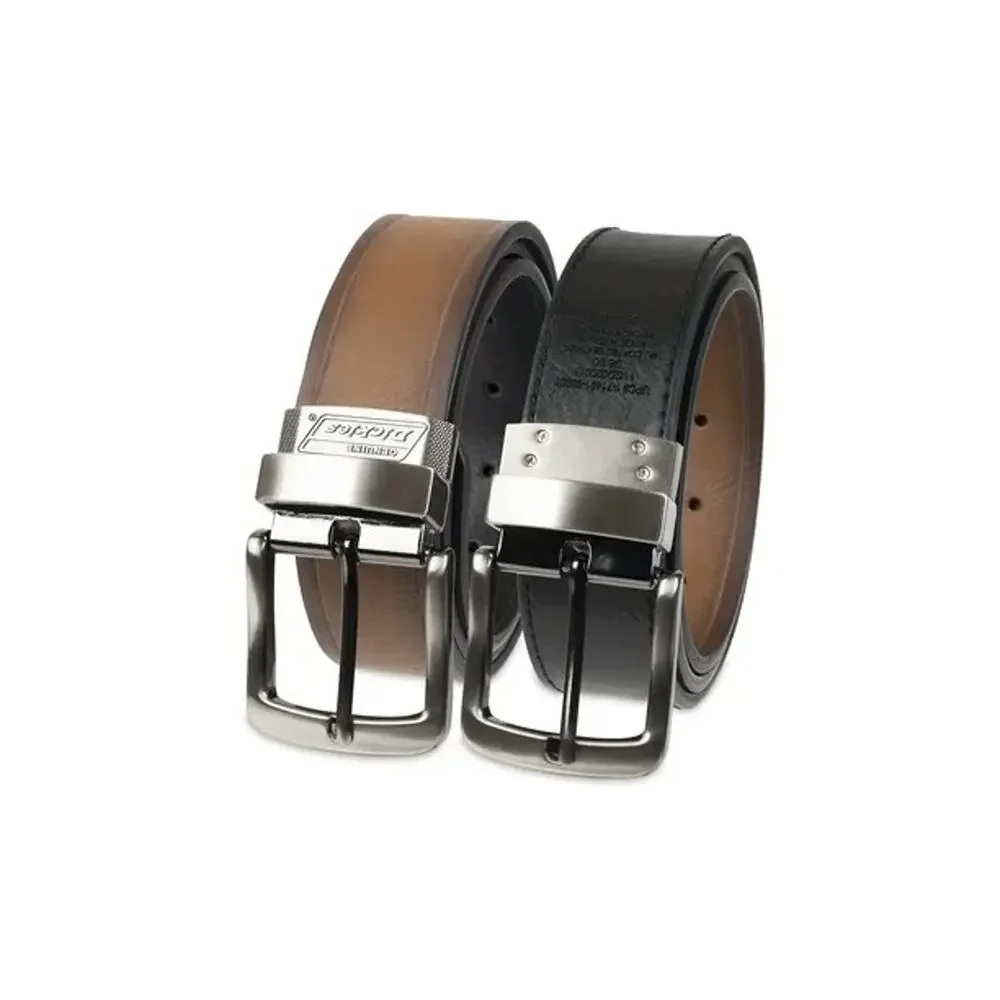 Genuine Dickies Reversible Men's Belt‎ Two in One Brown and Black Sides